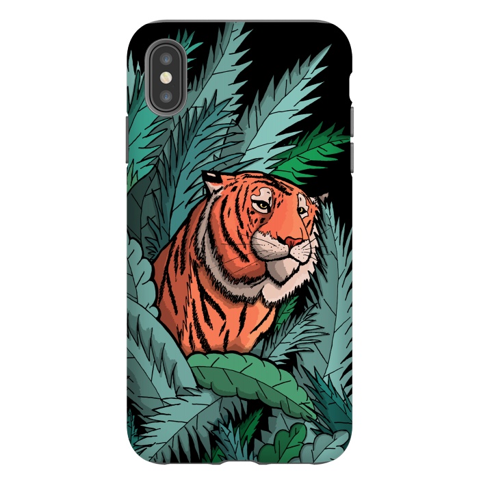 iPhone Xs Max StrongFit As the tiger emerged from the jungle by Steve Wade (Swade)