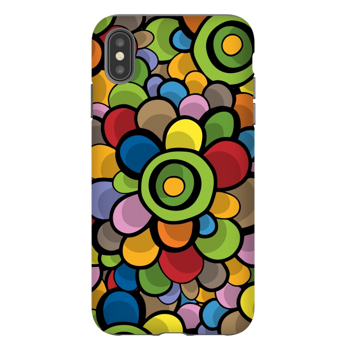 iPhone Xs Max StrongFit Spring Bubble Flower by Majoih