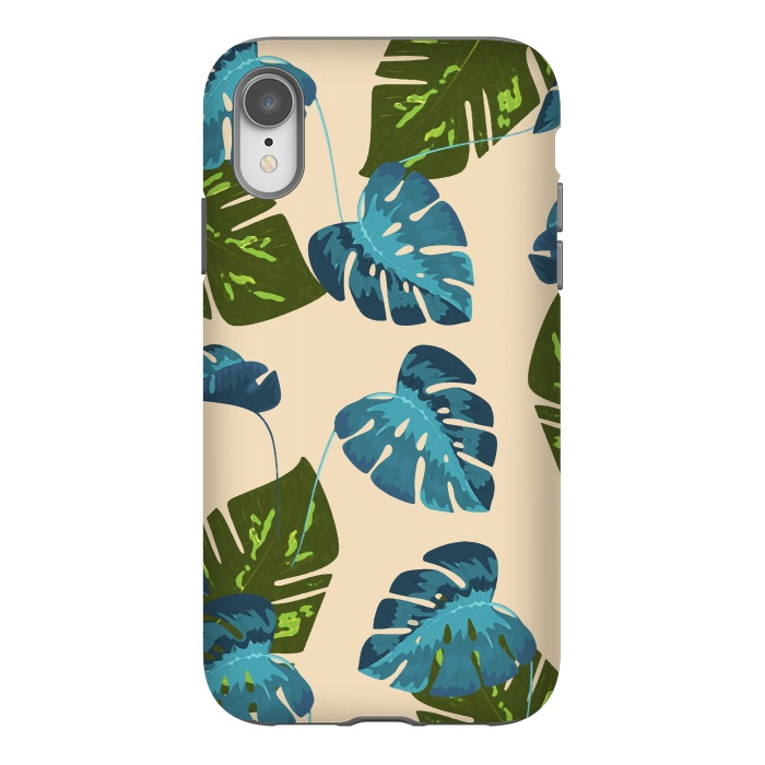 iPhone Xr StrongFit Monstera Abstract by Creativeaxle