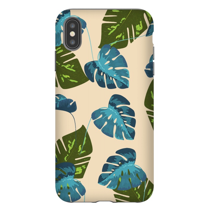 iPhone Xs Max StrongFit Monstera Abstract by Creativeaxle