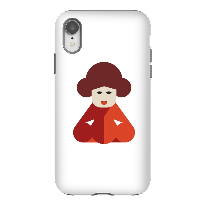 iPhone Xr StrongFit cuteness chinese women by TMSarts