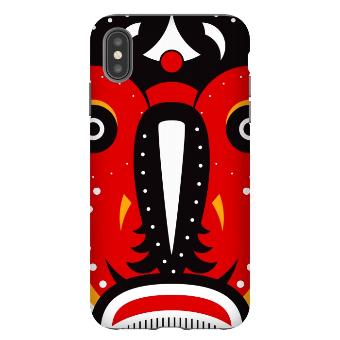 iPhone Xs Max StrongFit teke tribal mask by TMSarts