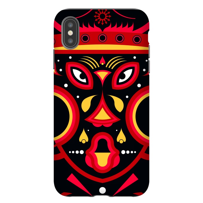 iPhone Xs Max StrongFit ceremonial tribal mask by TMSarts