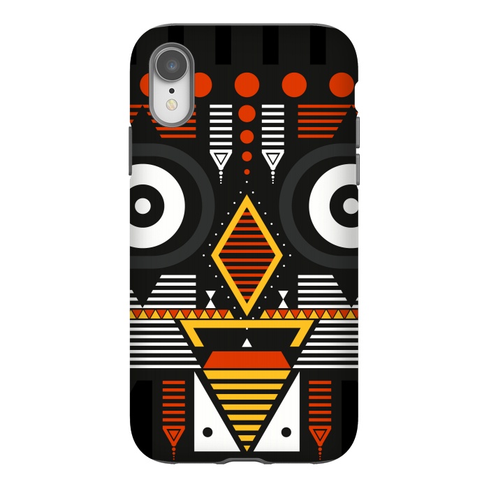 iPhone Xr StrongFit bobo tribal mask by TMSarts