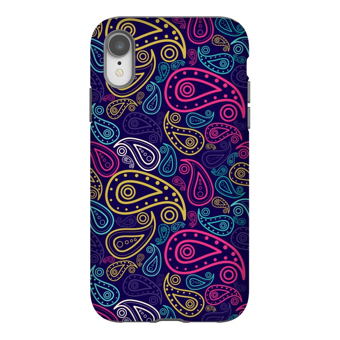 iPhone Xr StrongFit Paisley by TMSarts