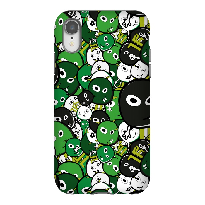 iPhone Xr StrongFit green monsters by TMSarts