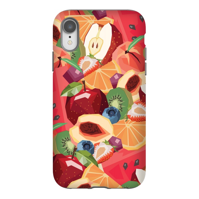 iPhone Xr StrongFit TuttiFrutti by Diana Guedez