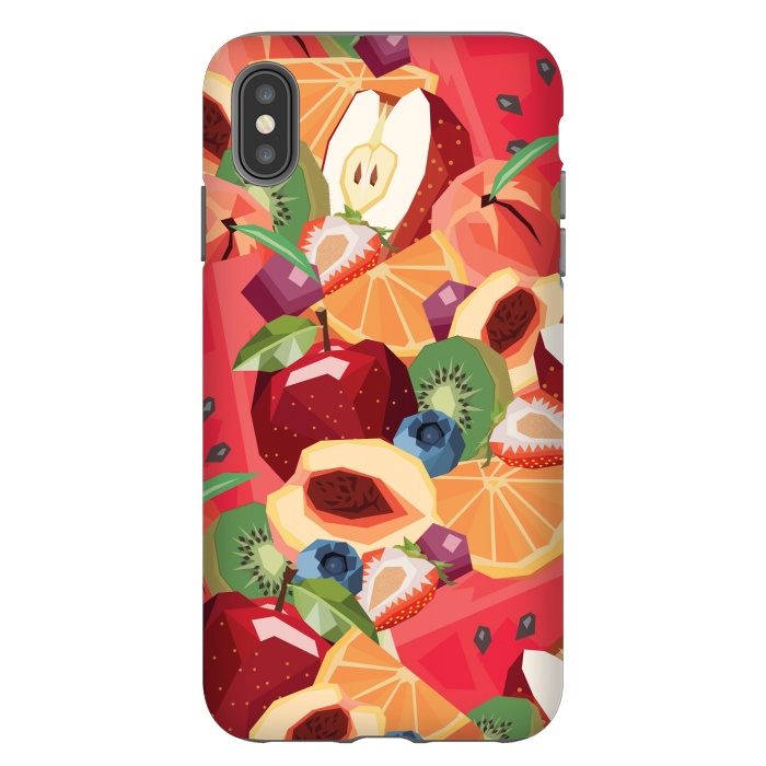 iPhone Xs Max StrongFit TuttiFrutti by Diana Guedez