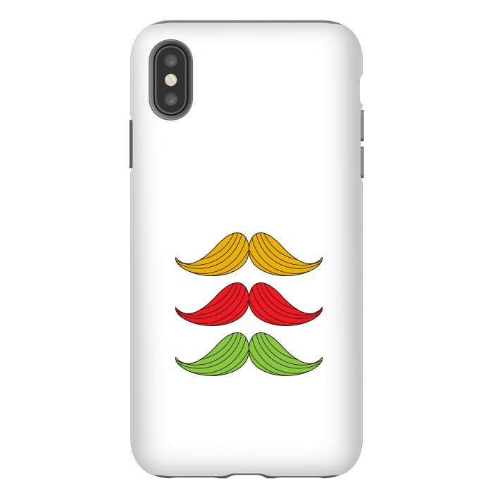 iPhone Xs Max StrongFit mustache colors by TMSarts