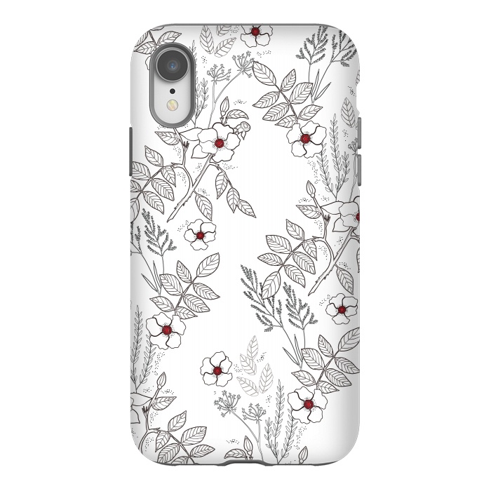 iPhone Xr StrongFit Roses by Dunia Nalu
