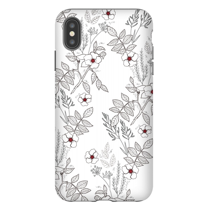 iPhone Xs Max StrongFit Roses by Dunia Nalu