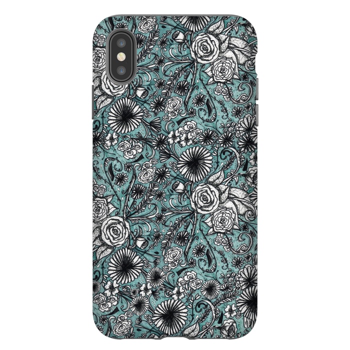 iPhone Xs Max StrongFit Flowers by Camila
