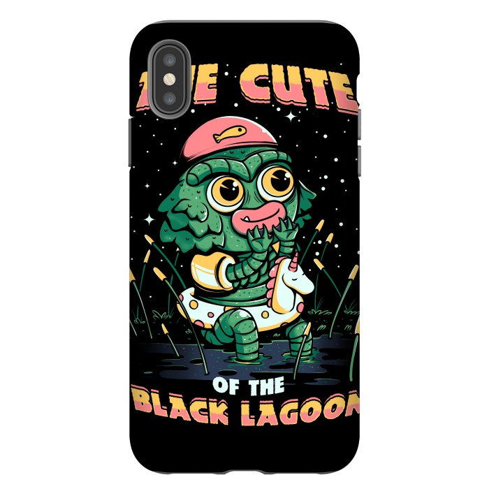 iPhone Xs Max StrongFit Cute of the black lagoon! by Ilustrata