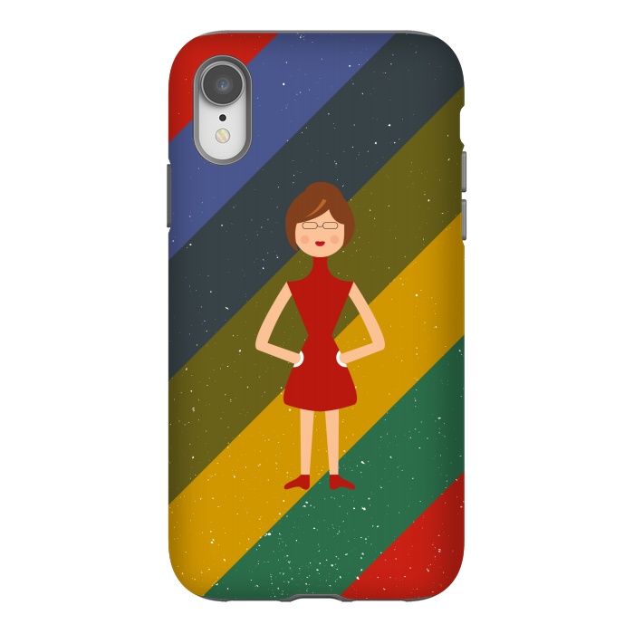 iPhone Xr StrongFit fashionable girl standing by TMSarts