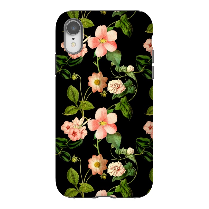 iPhone Xr StrongFit Beautiful vintage flowers by  Utart