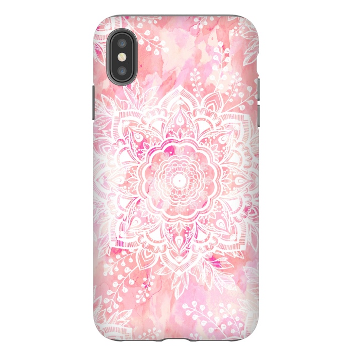 iPhone Xs Max StrongFit Queen Starring of Mandalas-Rose by ''CVogiatzi.