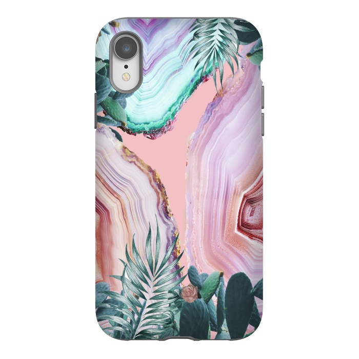 iPhone Xr StrongFit Mineral Agates & Garden #Glam collection by ''CVogiatzi.