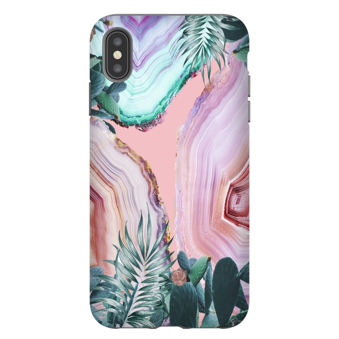 iPhone Xs Max StrongFit Mineral Agates & Garden #Glam collection by ''CVogiatzi.