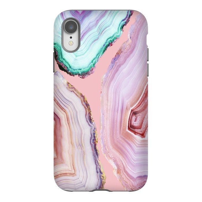 iPhone Xr StrongFit Mineral Agates #Glam collection by ''CVogiatzi.