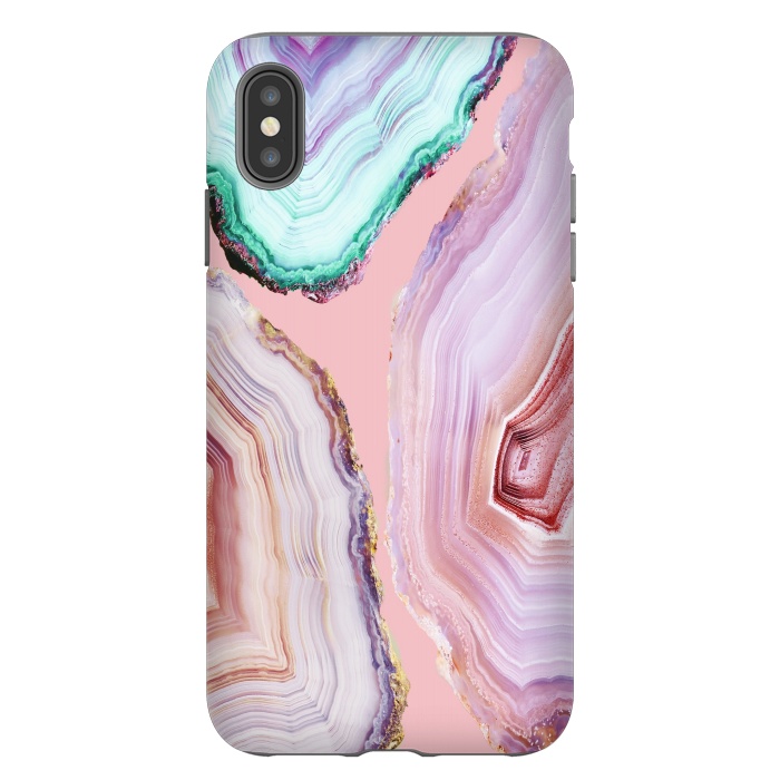 iPhone Xs Max StrongFit Mineral Agates #Glam collection by ''CVogiatzi.