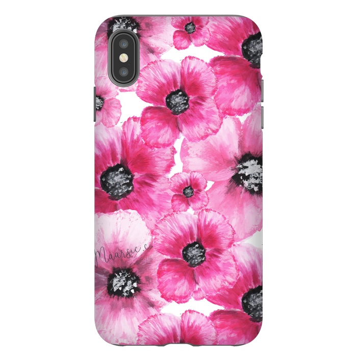iPhone Xs Max StrongFit Flores Fux by Camila