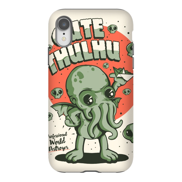 iPhone Xr StrongFit Cutethulhu! by Ilustrata