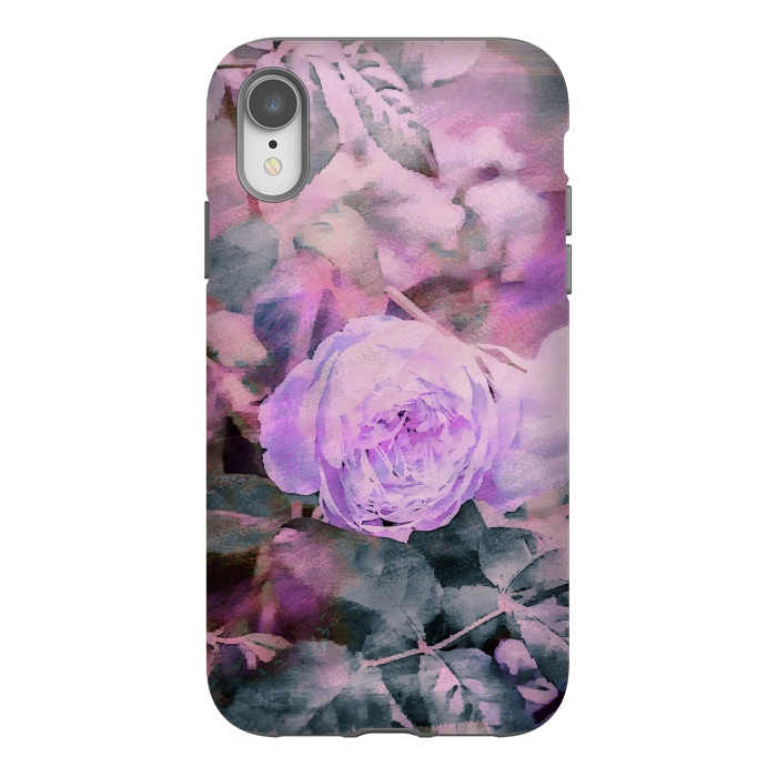 iPhone Xr StrongFit Rose Mixed Media Art by Andrea Haase