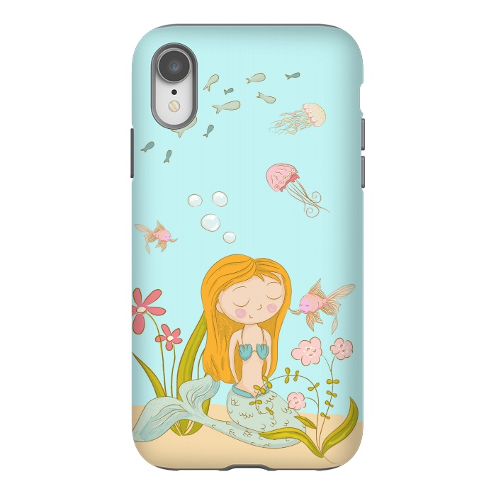 iPhone Xr StrongFit Little Mermaid by  Utart