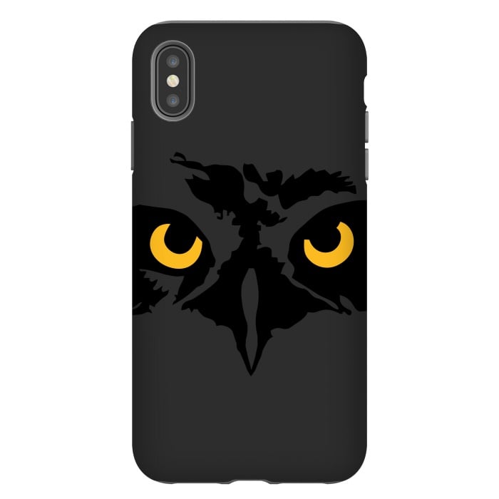 iPhone Xs Max StrongFit Dark Owl by Majoih