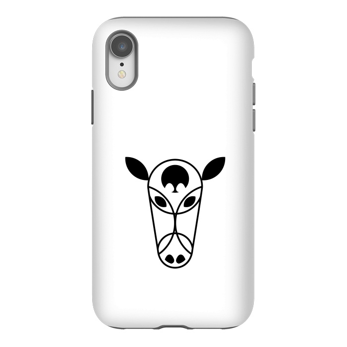 iPhone Xr StrongFit Bull Head by TMSarts