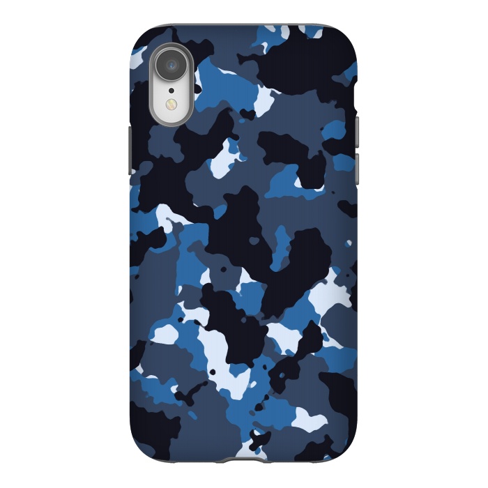 iPhone Xr StrongFit Blue Camo by TMSarts