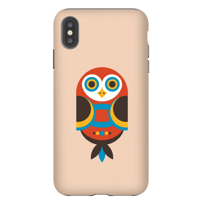 iPhone Xs Max StrongFit abstract Owl by TMSarts