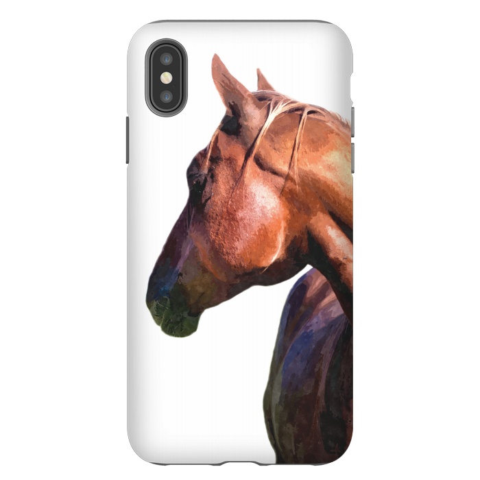iPhone Xs Max StrongFit Horse Portrait by Alemi