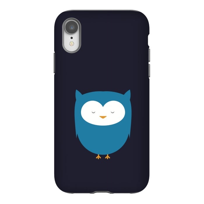 iPhone Xr StrongFit cute owl standing by TMSarts
