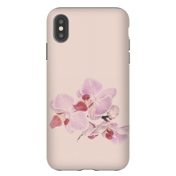 iPhone Xs Max StrongFit Orchid In Soft Pastel Pink by Andrea Haase
