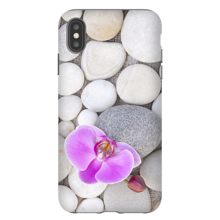 iPhone Xs Max StrongFit Zen Style Orchid On Pebble by Andrea Haase