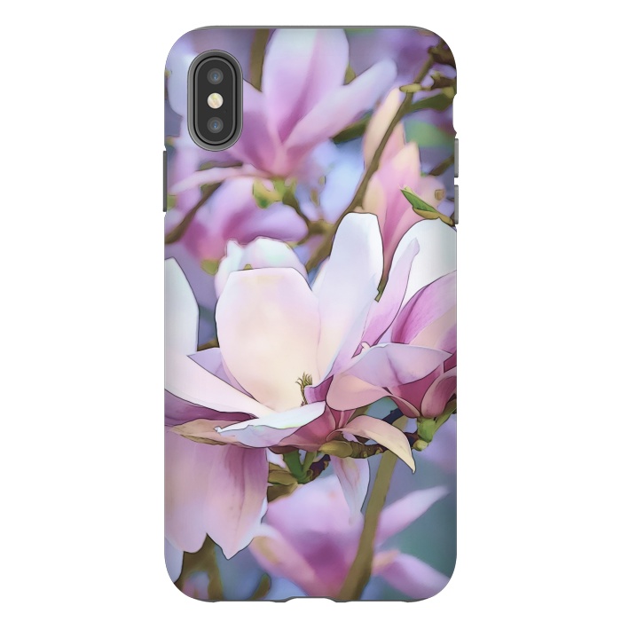 iPhone Xs Max StrongFit Magnolia Flower In Full Bloom by Andrea Haase