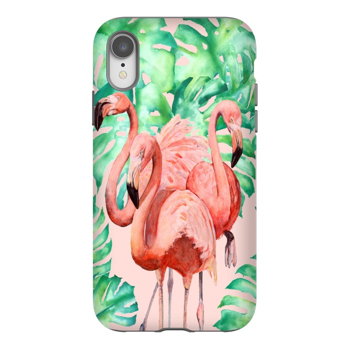 iPhone Xr StrongFit Flamingo Ivelin by ''CVogiatzi.