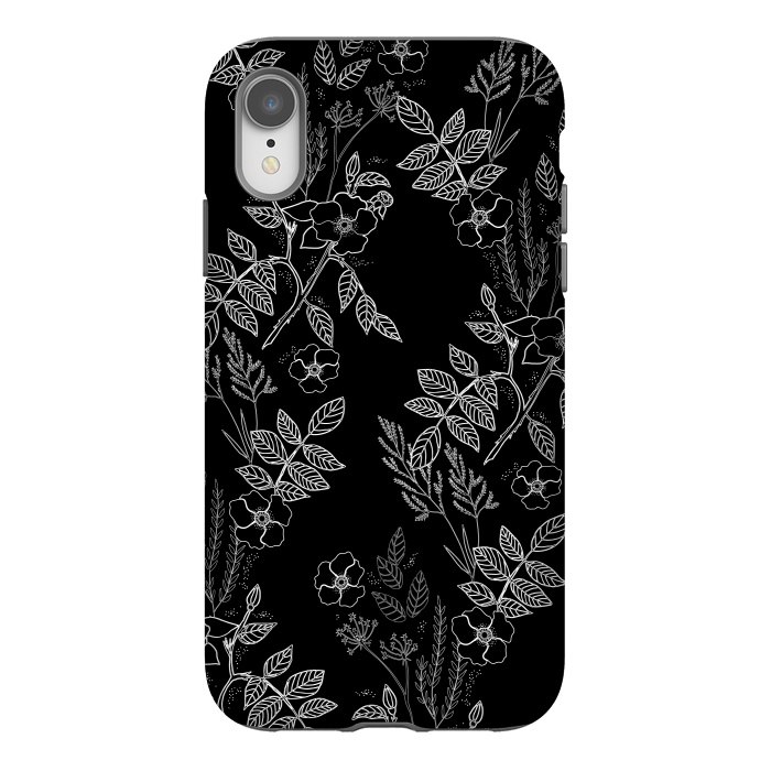 iPhone Xr StrongFit DarkRoses by Dunia Nalu
