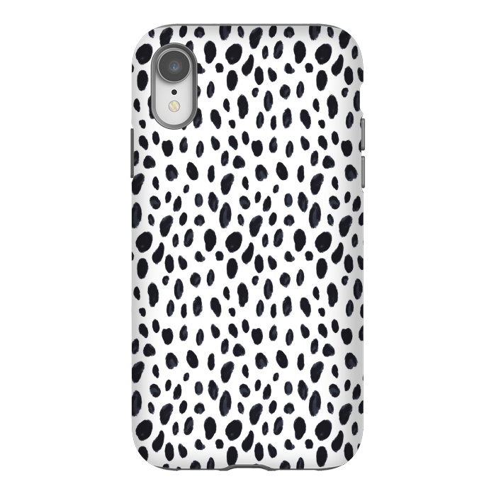 iPhone Xr StrongFit Polka Dots DSN by Joanna Vog