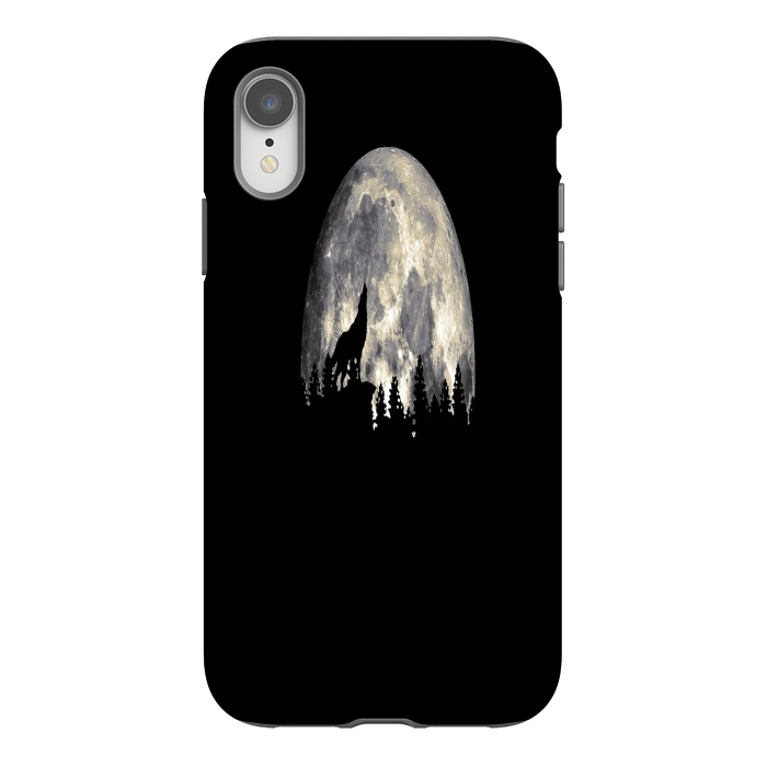 iPhone Xr StrongFit Wild Solitary Wolf by Joanna Vog