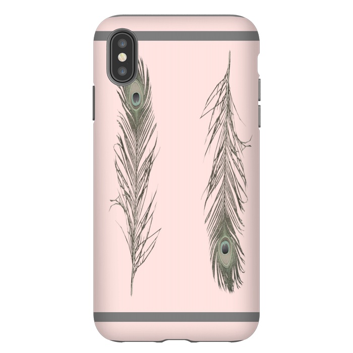 iPhone Xs Max StrongFit Feather Style by Joanna Vog