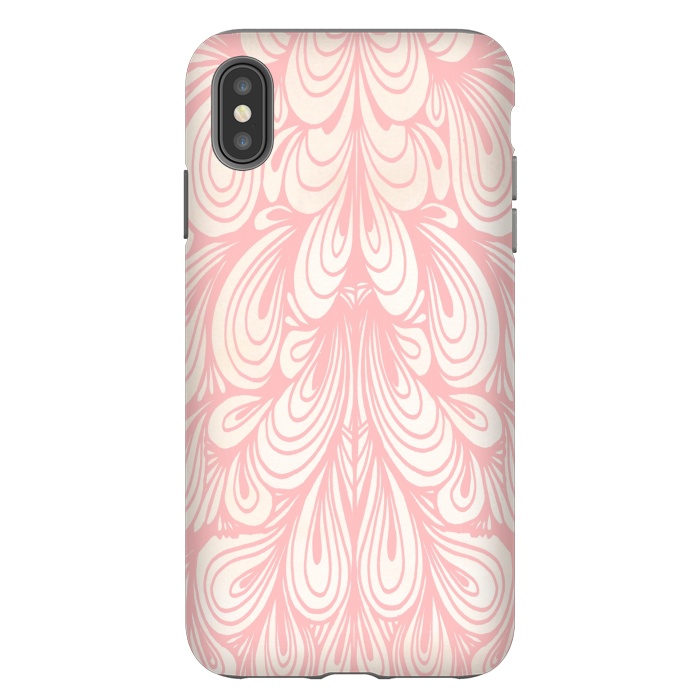 iPhone Xs Max StrongFit Pink Garden by Joanna Vog
