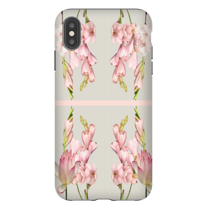 iPhone Xs Max StrongFit Pink Aura Design by Joanna Vog