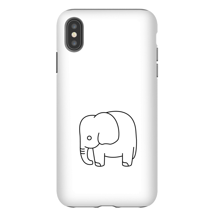 iPhone Xs Max StrongFit little baby elephant by TMSarts