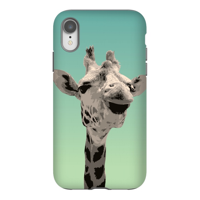 iPhone Xr StrongFit Giraffe by Mangulica