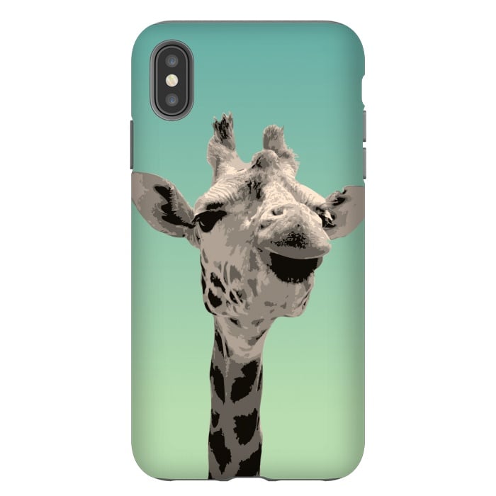 iPhone Xs Max StrongFit Giraffe by Mangulica