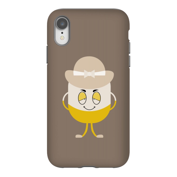 iPhone Xr StrongFit cartoon cool guy by TMSarts