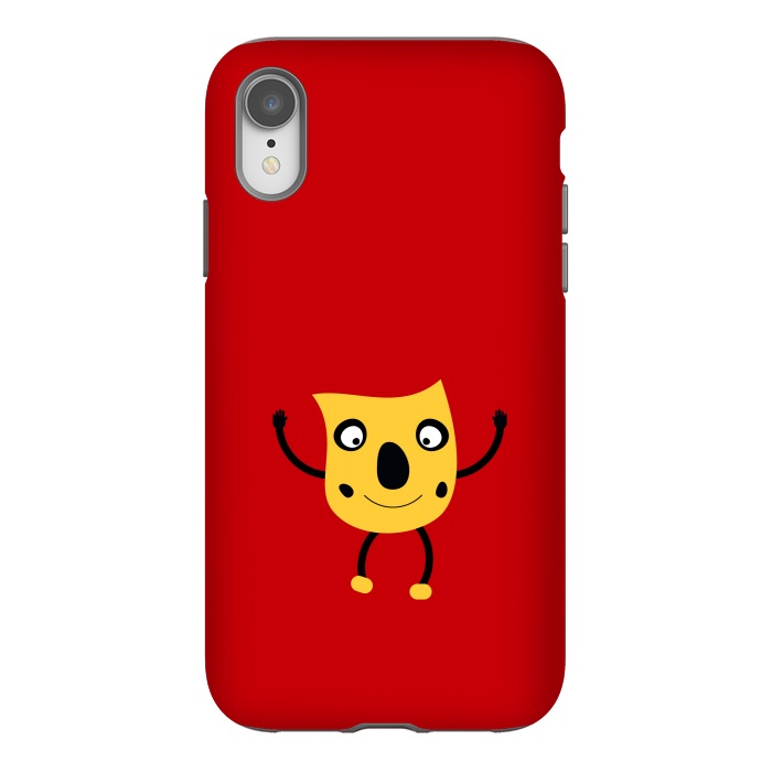 iPhone Xr StrongFit funny happy man by TMSarts
