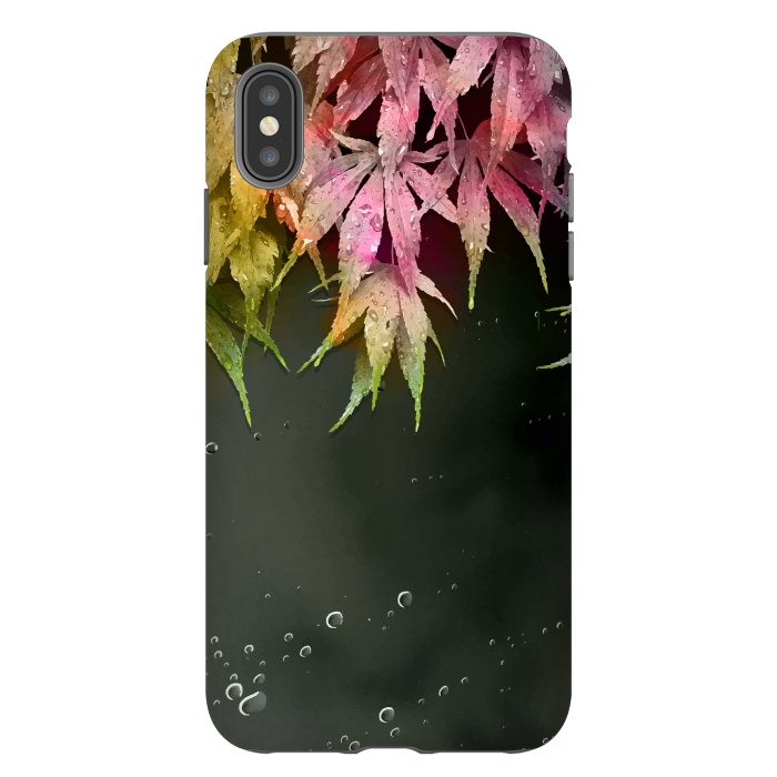 iPhone Xs Max StrongFit Acer Leaves by Creativeaxle